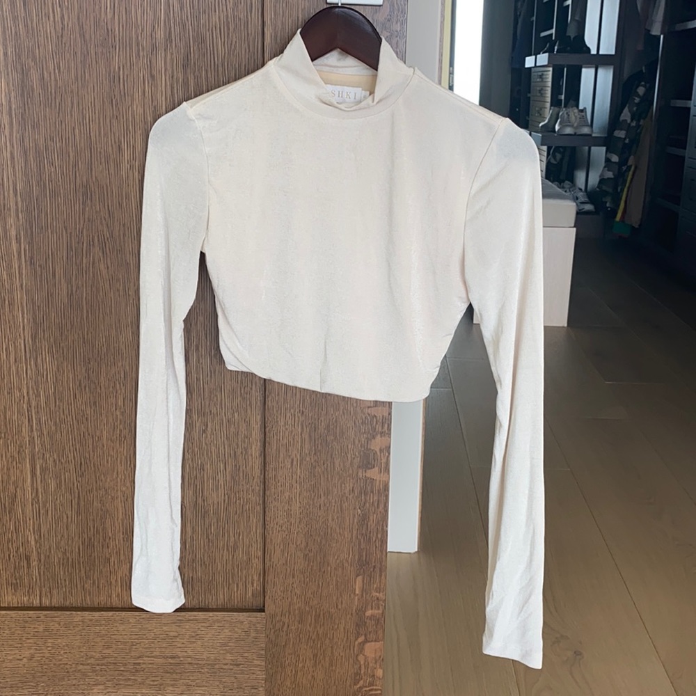Créeme meshki crop top